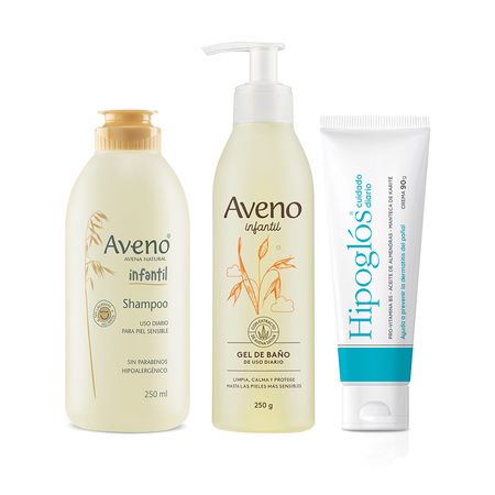 Set Aveno Higiene Infantil + Crema Hipoglos Cuidado Diario