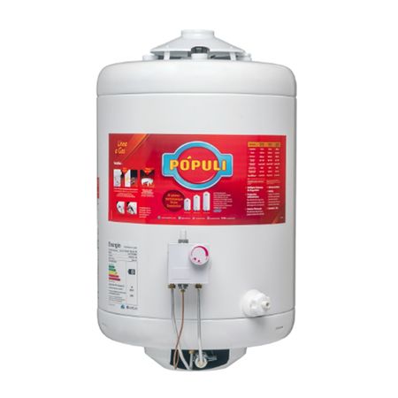 TERMOTANQUE ECOTERMO POPULI 45L.C/SUPERIOR GAS NATURAL COLGAR - 4604319