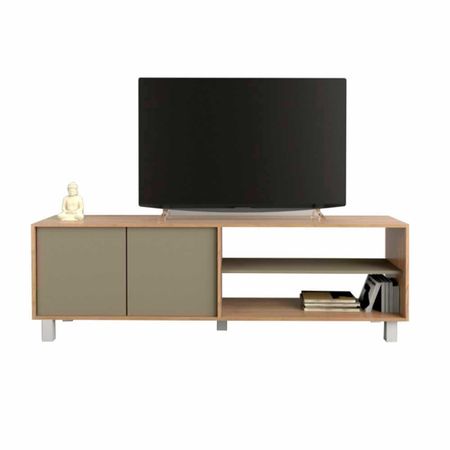 MESA TV HASTA 75" Olmo Gris 4100