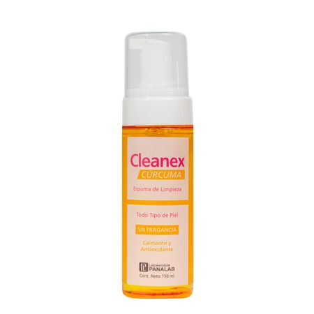 Espuma de Limpieza Cleanex Curcuma Piel Sensible150Ml