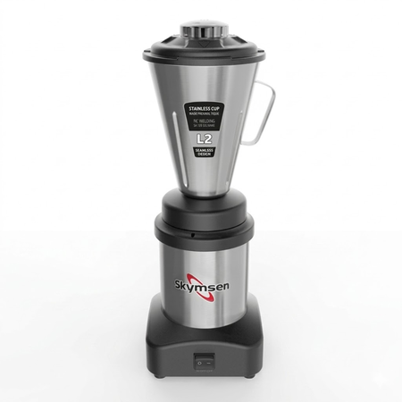 Licuadora Industrial Comercial Skymsen L2 2 Lts Vaso Acero Plateado
