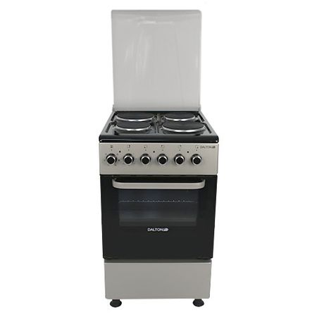 Cocina Electrica Dalton 50x50cm Slim Plata Clase A