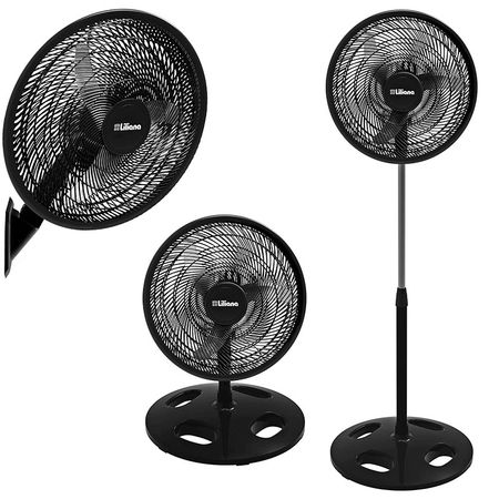 Ventilador Liliana 3 en 1 De pie  Turbo  Pared 20 3 Aspas Metlicas VP20K