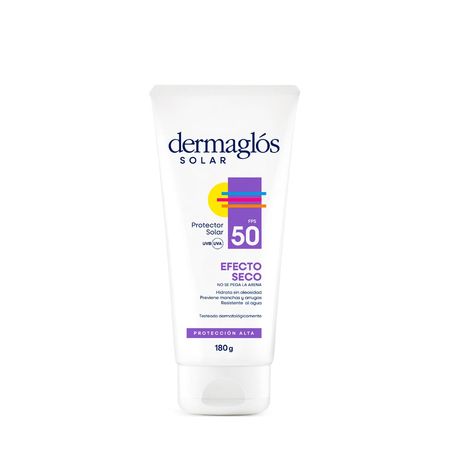 Protector Solar Dermaglos Fps 50 Efecto Seco En Crema 180gr