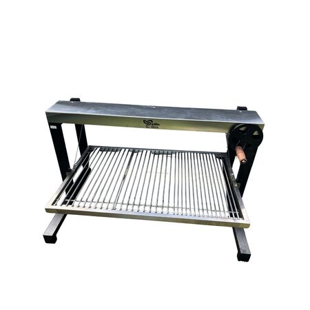 Parrilla Interior Estilo Libre Acero Inoxidable 90 Cm
