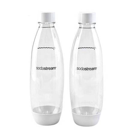 Botellas Sodastream Twinpack 1 Litro X 2 Unidades Originales - Blanco