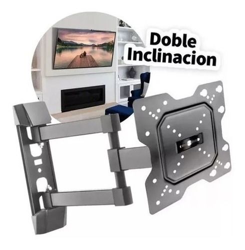 Soporte Kanji Kjh-wmbd42 14 A 43 Brazo Doble/inclinable 35 Color Negro - Vista 3