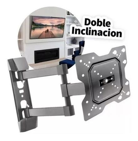 Soporte Kanji Kjh-wmbd42 14 A 43 Brazo Doble/inclinable 35 Color Negro