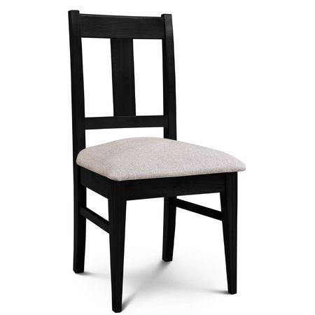 Silla de Comedor Euro lustre Wengue Tapizado Shot Latte Espacity