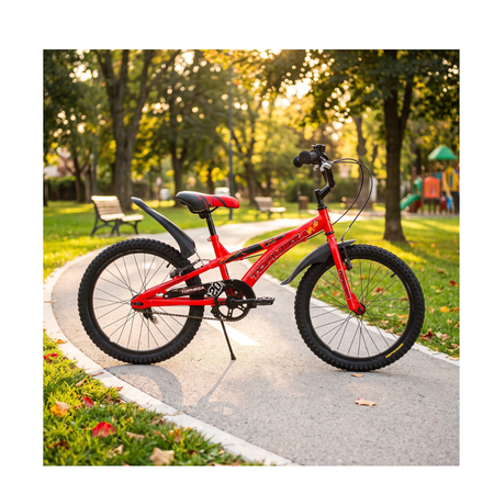 Bicicleta Infantil TopMega Crossboy Rodado 20 Rojo