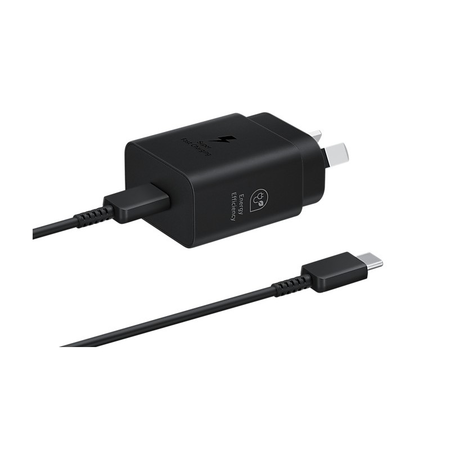 Cargador Carga Rápida Samsung Con Cable Ultra Fast Negro 45W