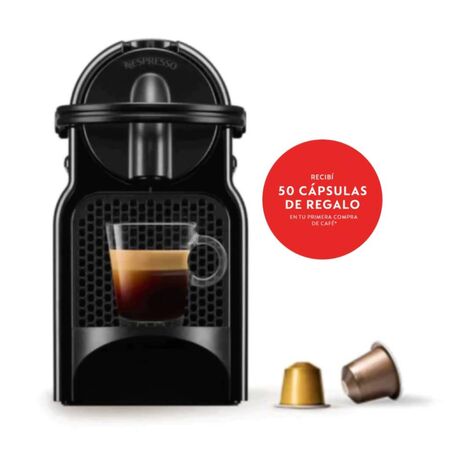Cafetera Nespresso Inissia Black Curva D40-AR-BK-NE