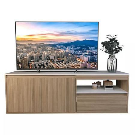 Rack de TV Chico Borgia DS Home Blanco Cocobolo 154x52x36 cm