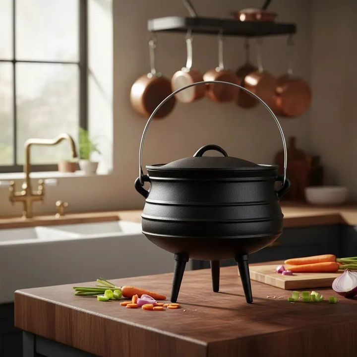 Caldera 1,2 Lts. / 16 Cm. / 2,5 Kg. Kamado Argentino Color Negro - Vista 3