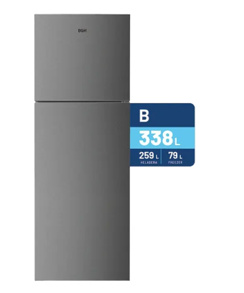 Heladera No Frost Bgh 338L Brt330I4A Dark Silver - Vista 1
