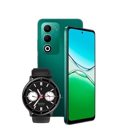 Combo Oppo A5 4G 4+256GB Verde + Smartwatch Dekkin Circular BT