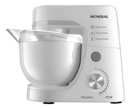 Batidora De Pie Mondial Planetaria Bp-03 Bp-03-w Blanca 220 - Blanco