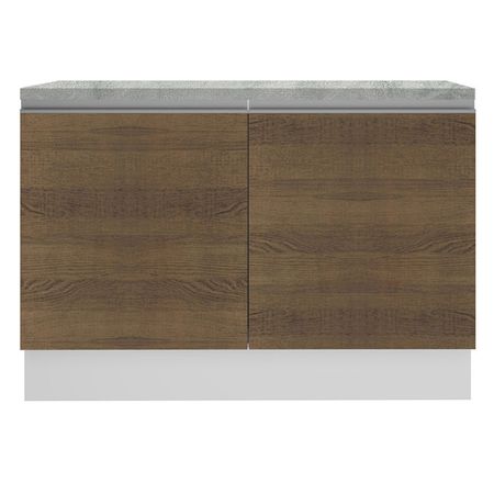 Bajo Mesada Madesa Glamy 120 Cm Con Mesada