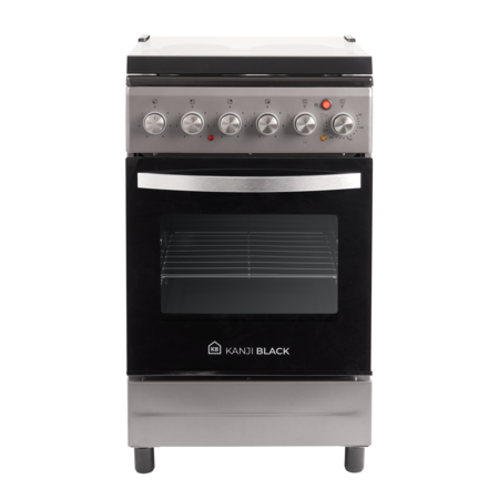 COCINA ELECTRICA KANJI KJH-EKX001V ACERO 50CM 4 ANAFES CON TAPA - 4608755