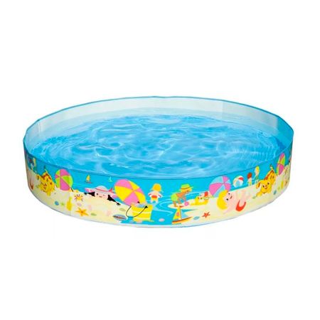 Pileta Rígida Infantil Intex Beach Days 443 Lt 152 X 25 Cm 19788/3