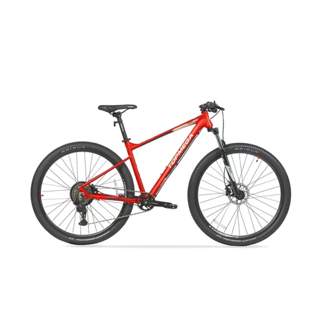 Bicicleta MTB TopMega Magma R29 8V Talle M Shimano Essa TerraGris
