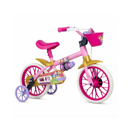 Bicicleta Dencar Princesa Rodado 12 con Rueditas Modelo