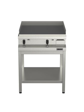 Plancha Lomitera Industrial Brafh 700 Acero Inox Base Fija