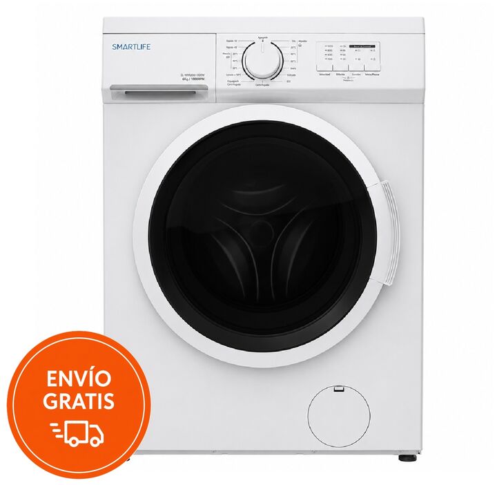 Lavarropas Automático Smartlife SL-WMU061000W 6 Kg C/F Slim 1000 RPM - Vista 8
