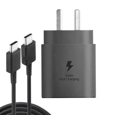 Adaptador Samsung 45w Carga Super Rápida Con Cable.