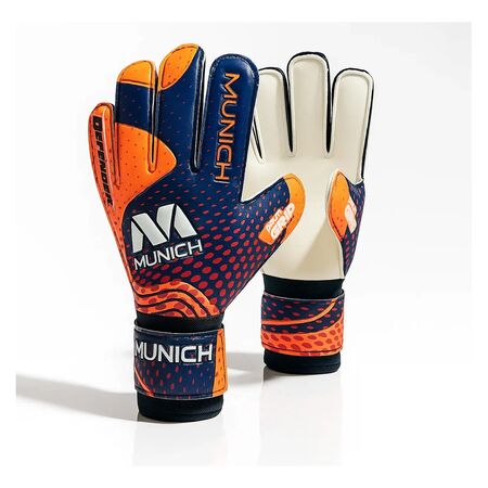 Guantes De Arquero Munich Defender Con Soft Grippy Negro/Naranja #8