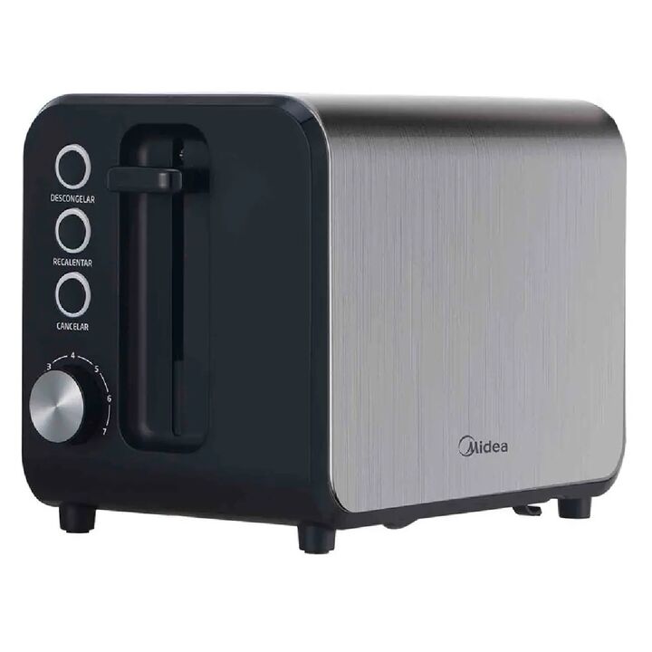 Tostadora Electrica Midea 950W Inox BT-MM2XAR1 - Vista 3
