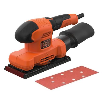 Lijadora Orbital 150w 1/3 Hoja Black Decker Bew220 - Rex