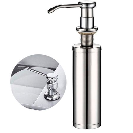 Dosificador De Detergente Gadnic De Acero Inoxidable Para Piletas  330ml