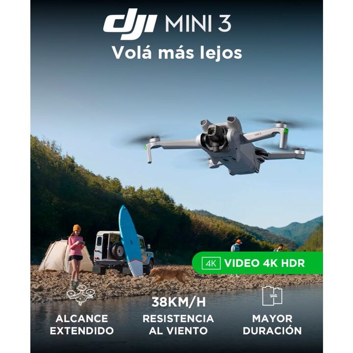Drone DJI Mini 3 Fly More Combo (DJI RC) - Vista 2