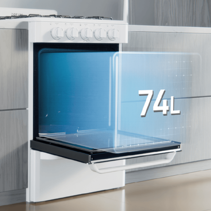 Cocina Drean 56Cm Blanca Multiigas Cd5602Ab0 - Vista 4