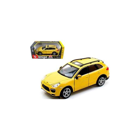 Bburago 1:24 Porsche Cayenne Turbo Amarillo/negro 18-21056