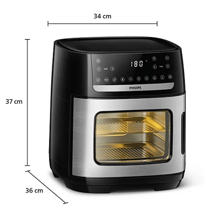 Freidora de Aire Horno Eléctrico Philips 12L AI551/07 - Vista 3