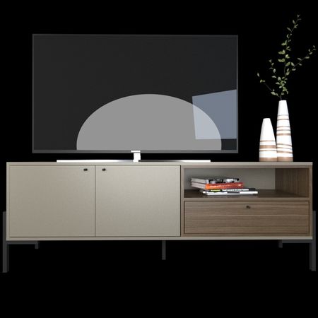 Rack 1,50m. Gris C. Nogal L. Tables