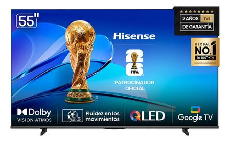 Televisor Hisense Smart TV 55" QLED 4K UHD Q6N