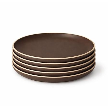 Set 6 Plato Playo 26 cm Cerámica Carol Argelia