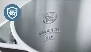 Pava Eléctrica Philips Hd9396 1.7l 2200w Color Negro Mate