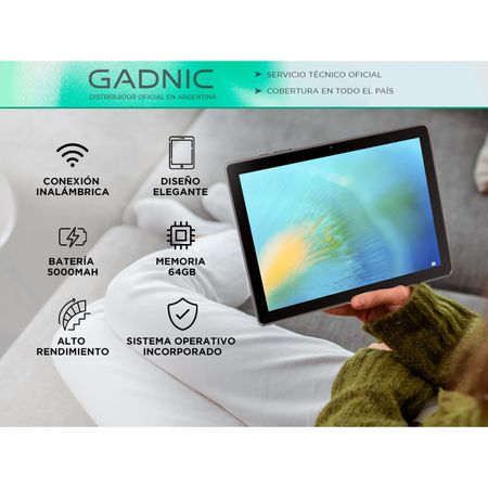 Tablet Gadnic 4GB RAM 64GB Android 10 Pulgadas 