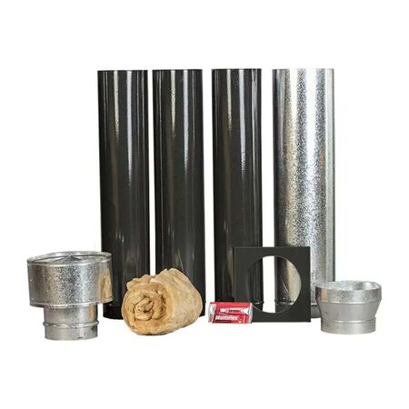KIT DE CAÑO ENLOZADO TROMEN DE 6 PULGADAS PARA TECHO