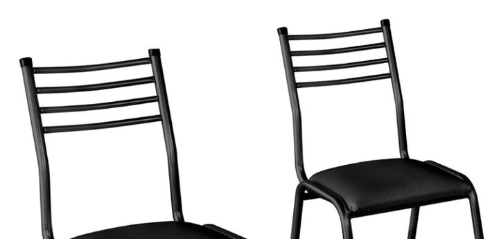 Silla Apilable Muebles Aimaretti Negro X2 - Vista 3