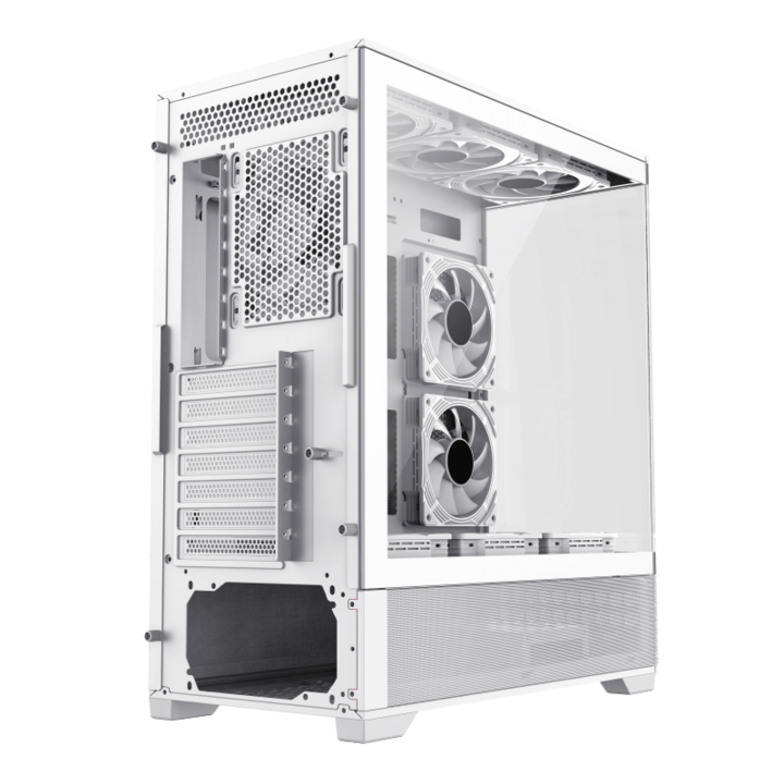 Gabinete Gamemax Vista aw 6Fan ARGB E-ATX Blanco - Vista 8