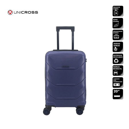 Valija Carry On 20 Abs Unicross - Ruedas 360*