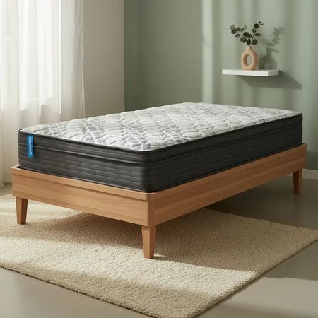 Colchon 1 Plaza Y Media (090x190) Meyer Sleep Plus Resorte