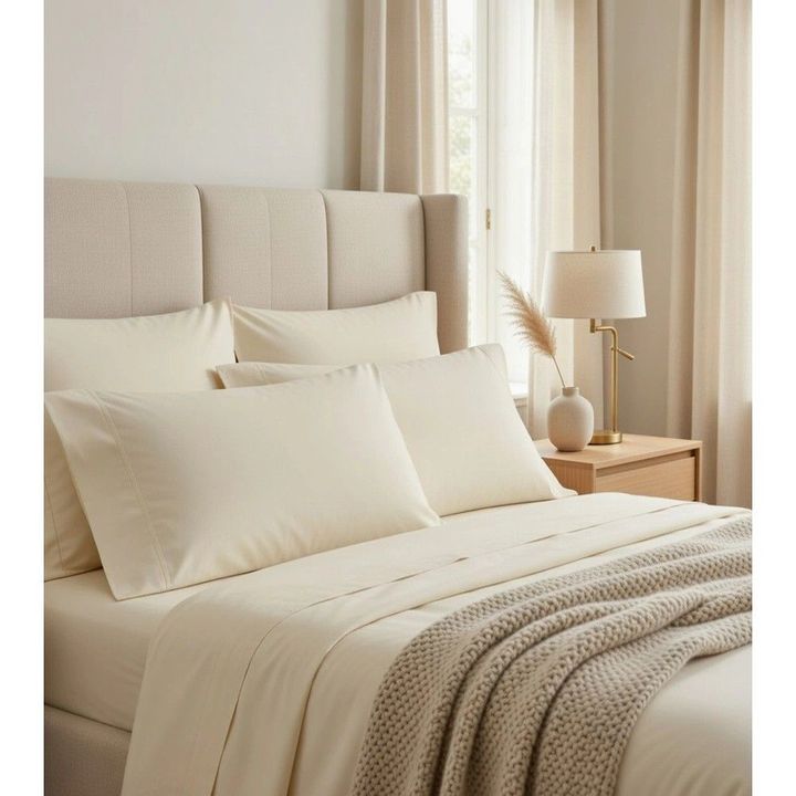 Juego de sabanas Cannon Colors Twin - 200 hilos Ivory - Vista 2
