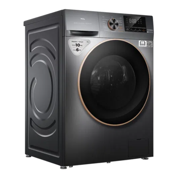 LAVASECARROPAS TCL C2210WDG INVERTER CARGA FRONTAL 10/6KG GRIS - Vista 1
