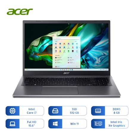Notebook Acer A515-58p-74cz I7-1355u 512gb Ssd 8gb 15.6 Pulg Win 11